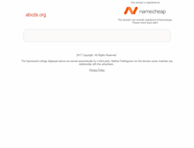 Tablet Screenshot of abcds.org
